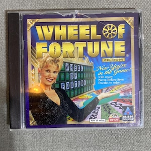 Wheel of Fortune CD-ROM Pc Win 95/98 Ages 12 and Up Hasbro Interactive