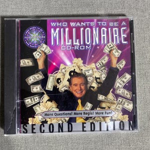 who wants to be a millionaire 2nd ed. cd rom factory seal win. 95/98 mac bba2, Pre Owned