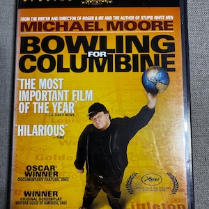 Bowling for Columbine (2002) | DVD | Michael Moore | R Rated Political Documentary | Oscar-Winning