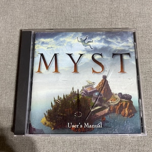 MYST Vintage 1993 Windows 3.1 PC CD Rom Cyan Video Game - Pre-Owned