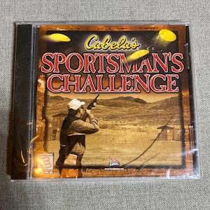 Cabela's Sportsman's Challenge Vintage CD ROM PC Software Game Activision 1999- New Factory sealed