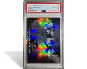 2020 Panini Illusions #9 Jacob Eason – Tarjeta de novato PSA 10