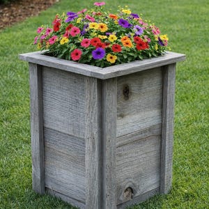 Cedar Wooden Planter 8x8x12