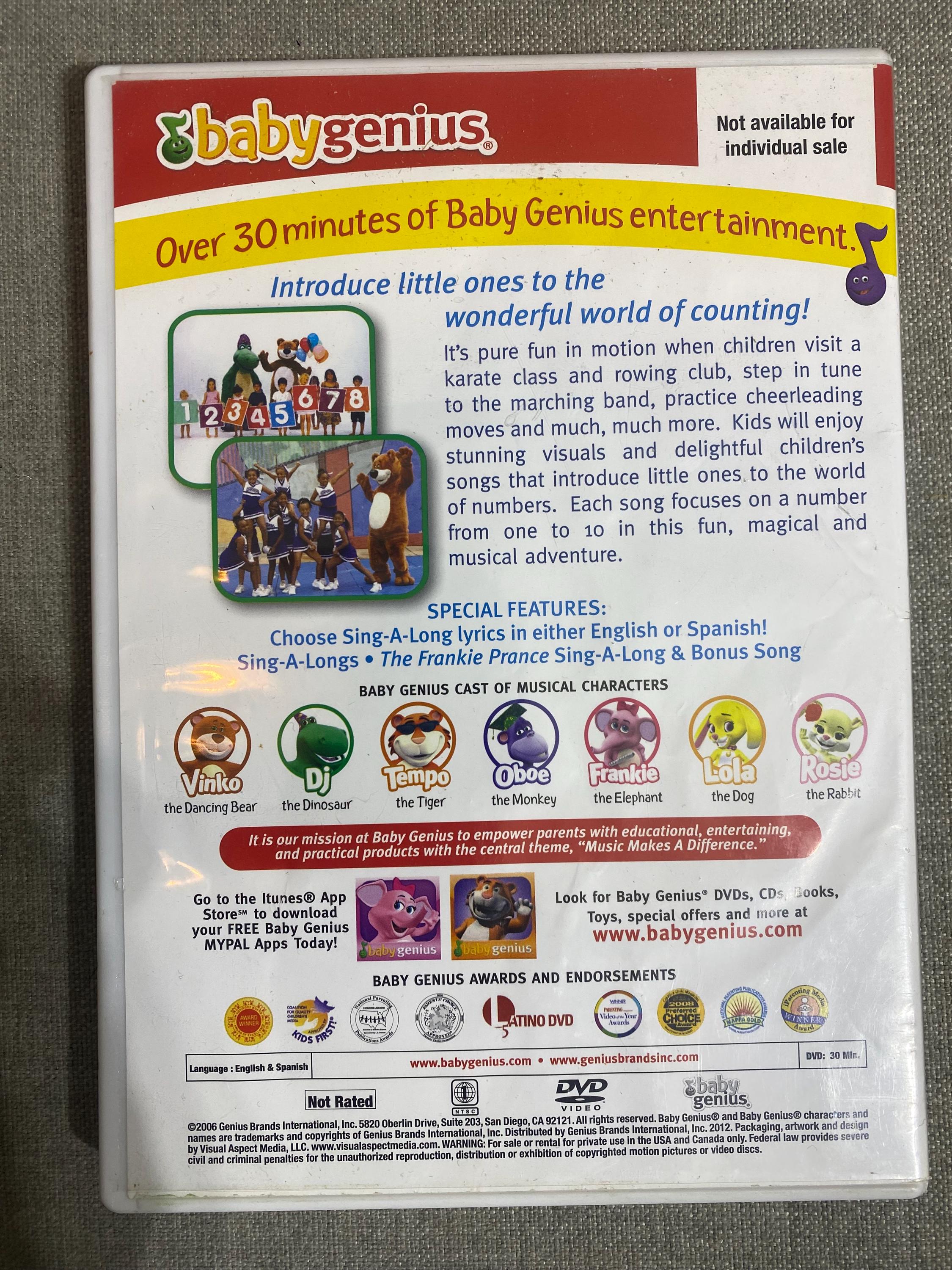 Baby Genius: Favorite Children's Songs DVD - Etsy UK