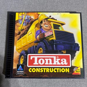 Tonka Construction Cd-Rom Interactive Game PC by Hasbro (1997) 99414, Pre Owned