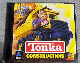 Juego interactivo en CD-ROM Tonka Construction para PC de Hasbro (1997) 99414, usado