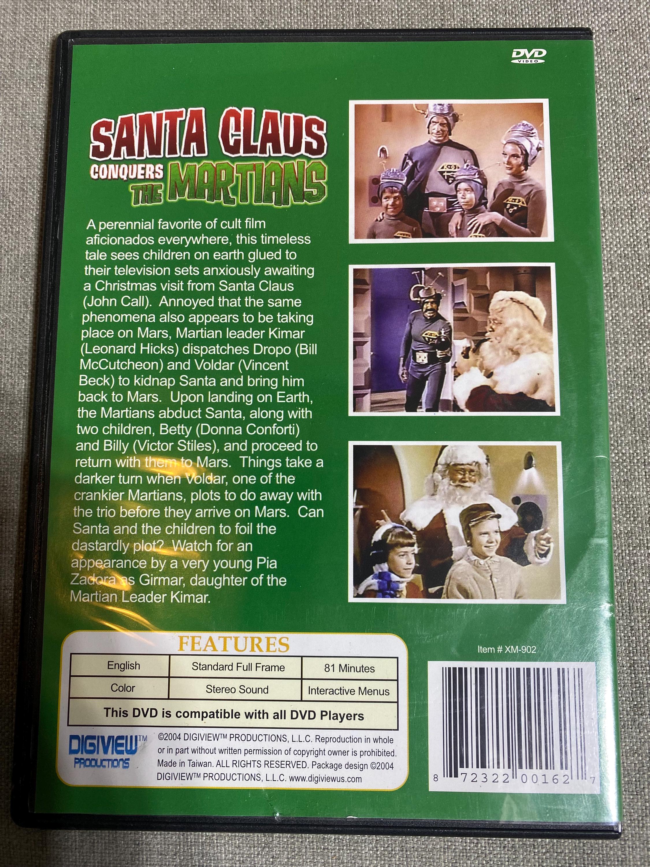 Santa Claus Conquers the Martians (DVD) - Walmart Business Supplies, image size:2250x3000