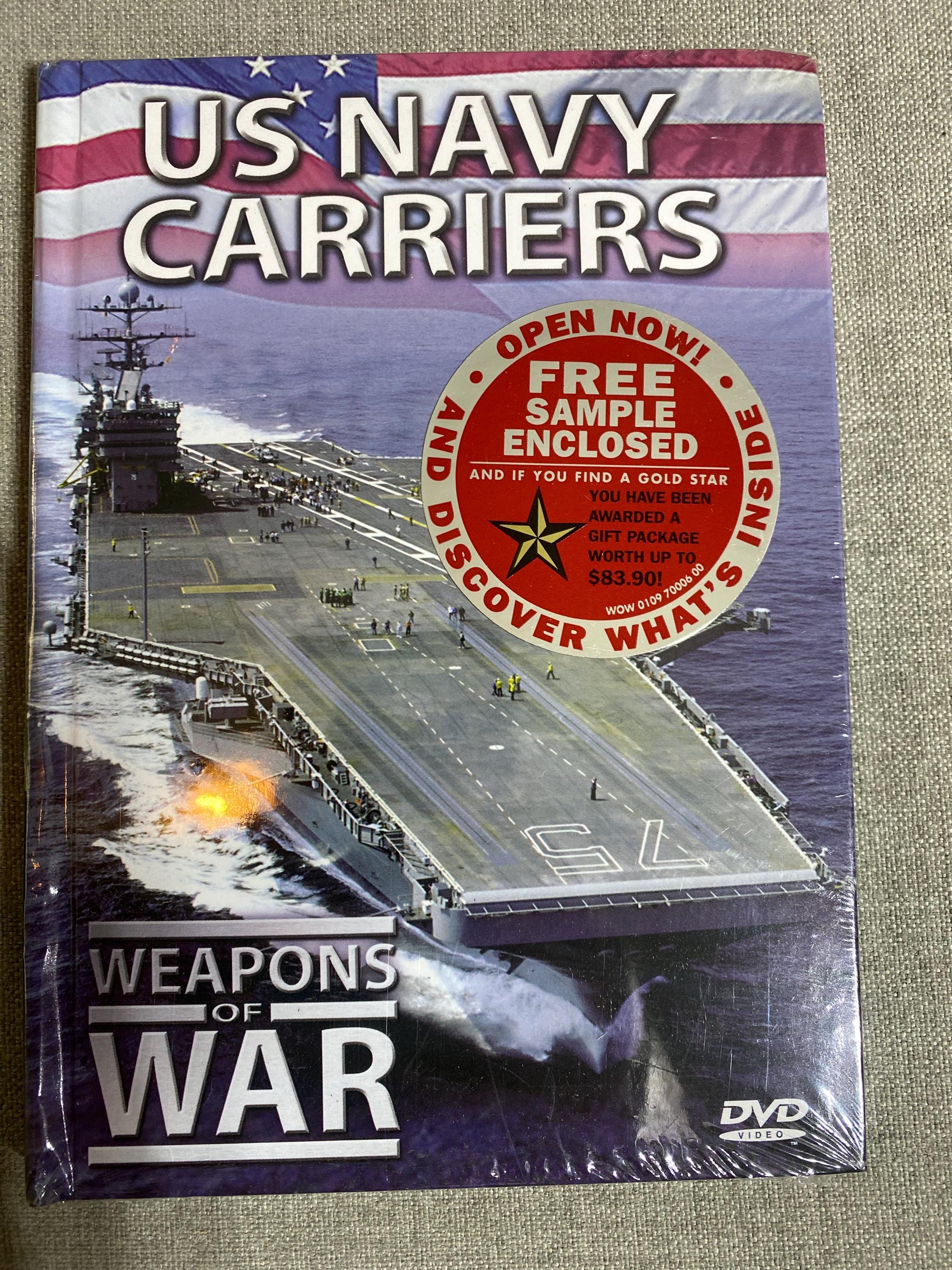 Weapons of War: U.S. Navy Carriers, New DVD Factory Sealed - Etsy