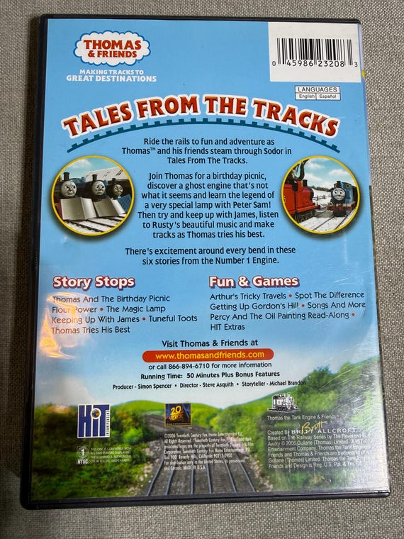 Thomas & Friends: Tales From the Tracks DVD - Animated Family Fun