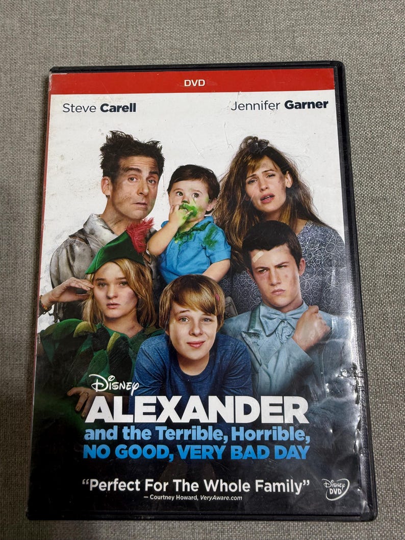 Alexander and the Terrible, Horrible, No Good, Very Bad Day DVD ...