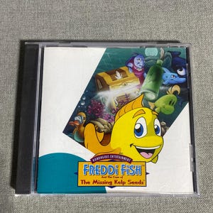 Freddi Fish And The Case Of The Missing Kelp Seeds PC CD Rom 1995, Pre Owned