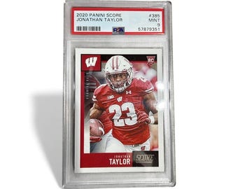 PSA 9 Mint 2020 Panini Score Indianapolis Colts Jonathan Taylor Rookie Card