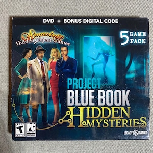 Amazing Hidden Object Games: Project Blue Book Mysteries PC DVD-ROM - Used Condition