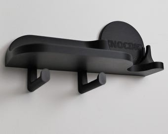 Wall Mount Portafilter Holder by KNOCDIC®: Barista Station with Tamper & Dosing Funnel - 27 Color Options