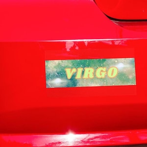Zodiac Bumper Sticker | 11x3 Inch Astrology Car Decal | Horoscope Stickers for All 12 Zodiac Signs | Unique Gift Idea
