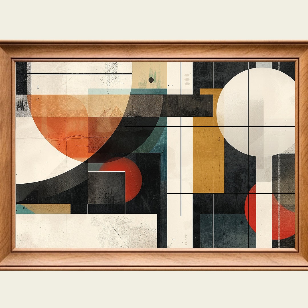 Abstract Columns | Modern Abstract Painting | Wall Art Print | Samsung ...