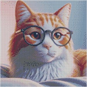 Cat Cross Stitch, Mini Cross Stitch Kit - Home Is Where The Cat Is - 2 —  Crafted Gift Inc.