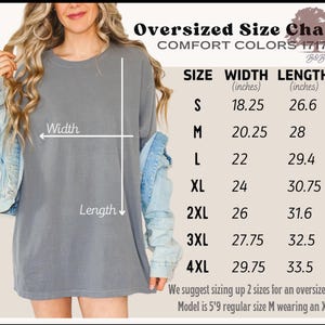 a women's size chart for a t - shirt