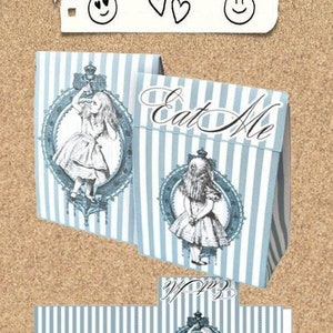 Sacchetto Bustina Confezione Alice Bag Idea per dolci dolcetti caramelle cioccolatini confetti bomboniere... originale idea per la tua festa