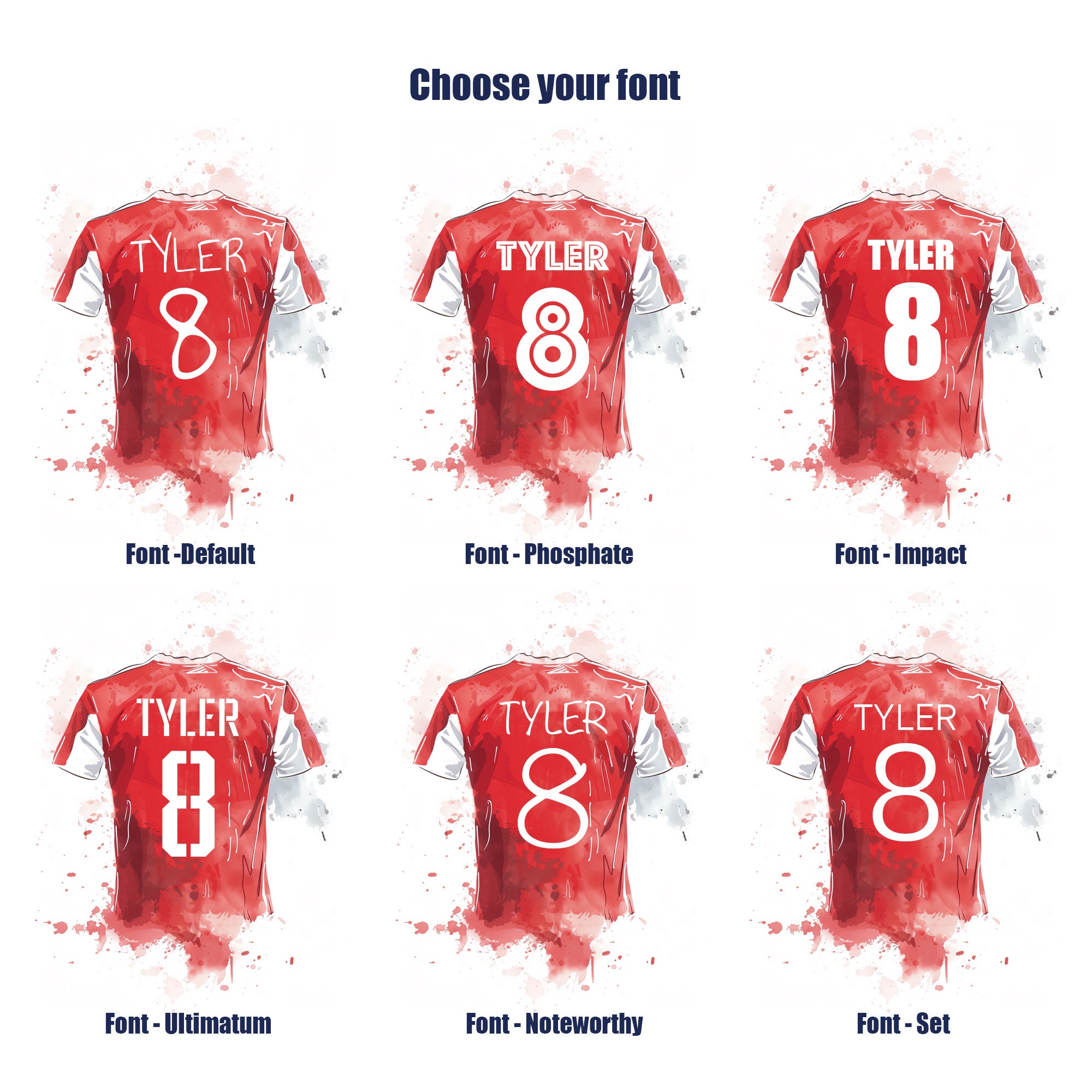 Personalised Set of 3 Soccer Wall Art Prints,boys & Girls Room Decor, Soccer Poster, Football