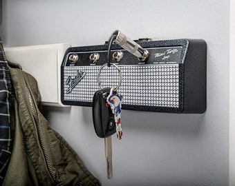 Fender Mini Twin Amp Keychain Holder Jack Rack Wall Mounting Key Hanger