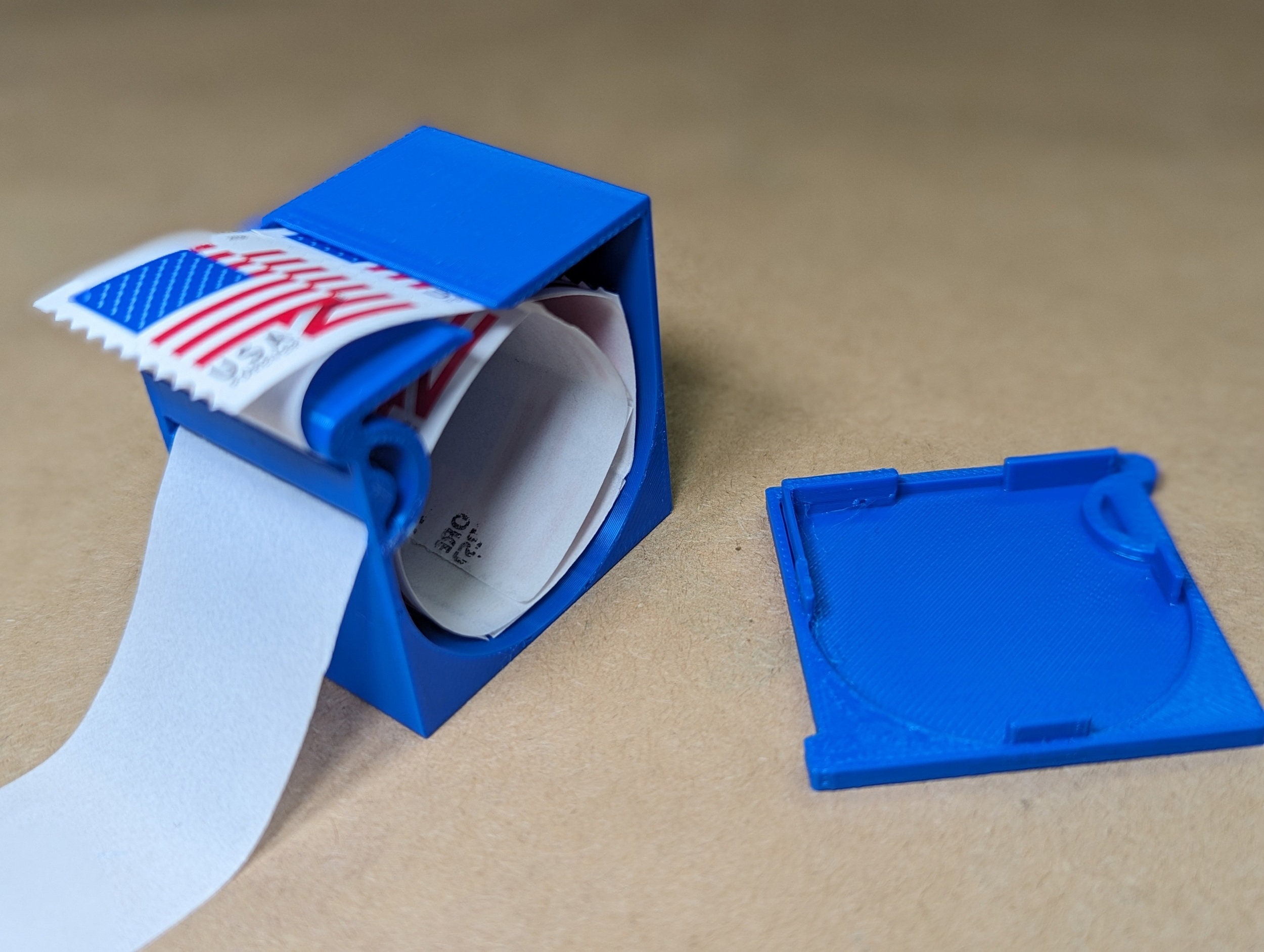 Easy Peel off Stamp Roll Dispenser for Forever Stamp Roll of USPS