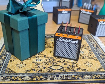 Custom handmade personalize Amp Guitar Pick Holder, Plectrum Holder, Gift for Musicians, Musicians Present, Music Lover Gifts