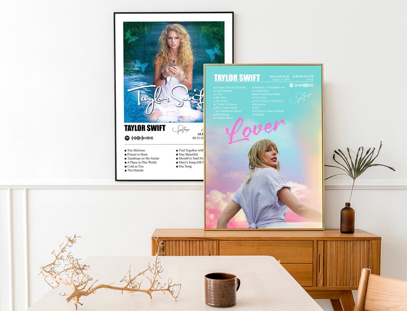 Ensemble daffiches dalbum Swiftie, impressions de couverture dalbum Swift, affiche musicale, téléchargement numérique image 7