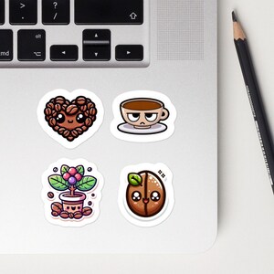 Sticker pack Coffee love Stickers humor coffee gift ideas stickers funny coffee gifts stickers