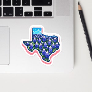 stickers Texas bluebonnets Texas sticker bluebonnet Texas sticker bluebonnet bluebonnet sticker