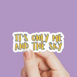 musical theater stickers, inspired by Come from Away, it&#39;s only me and the sky, theater gift, theater kid, musical theater decal