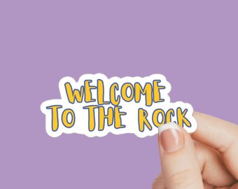 musical theater stickers, inspired by Come from Away, welcome to the rock, theater gift, theater kid, musical theater decal