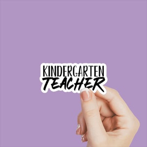 Kindergarten teacher stickers, kindergarten decal, fun lower school decals, fun teacher decal, teacher humor, teacher gift