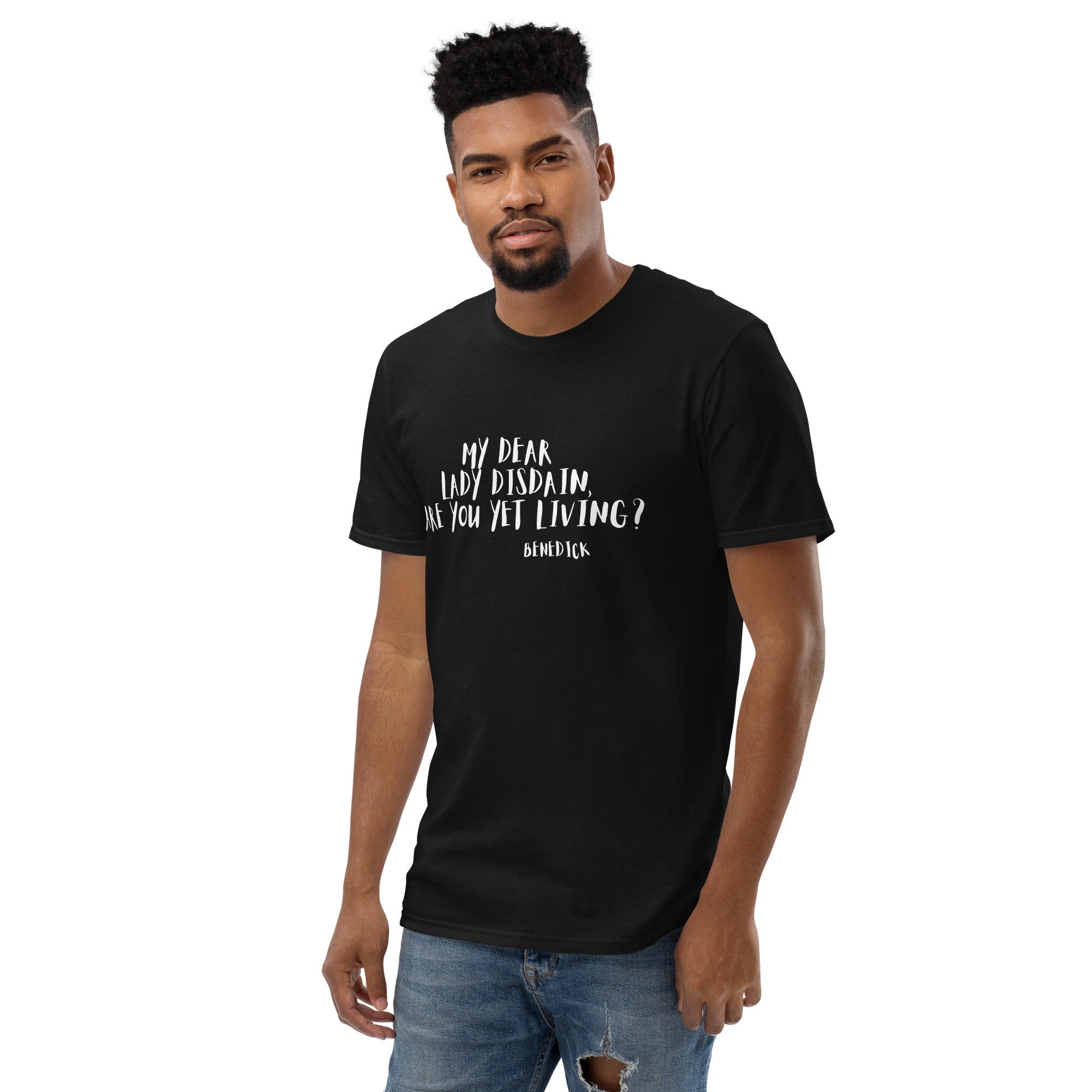 SLIM FIT ROUND NECK T-SHIRT SHAKESPEARES GARDEN