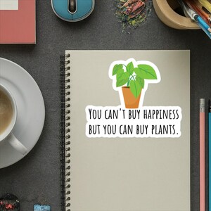 Plant Humor Stickers, Gardening Humor Stickers, Plant Laptop Decal Stickers, Plant Therapy Funny Sticker, Plant Lover Gift Sticker