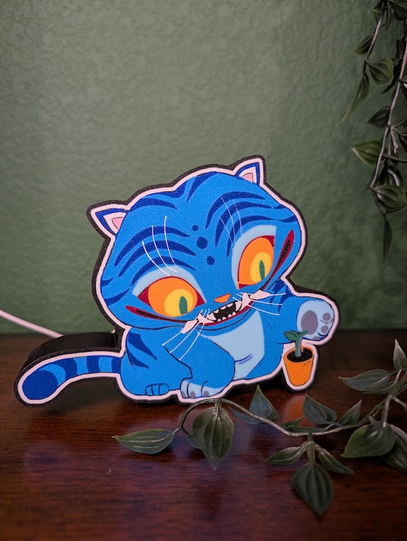Derpy Tiger Light Box: K-pop Demon Hunters Decor - Etsy
