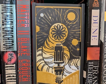 Dune Sandworm & Thumper Light Box - Book Nook or Desk Decor