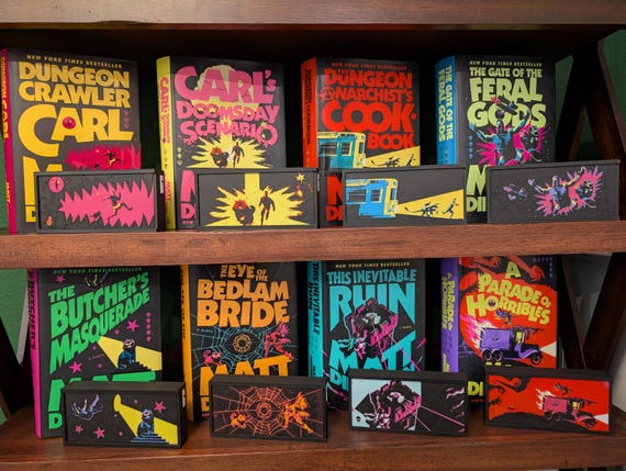 Dungeon Crawler Carl Series Light Box Book Nook