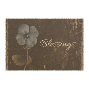 Blessings Christian Doormat Christian Gift