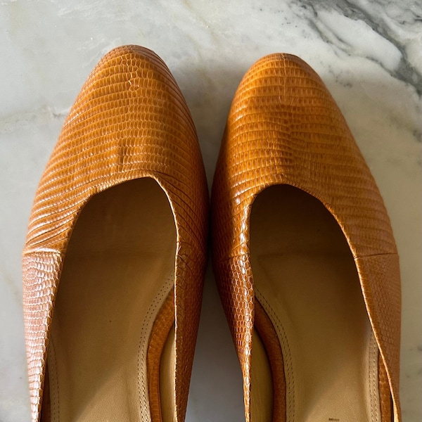 snakeskin mules