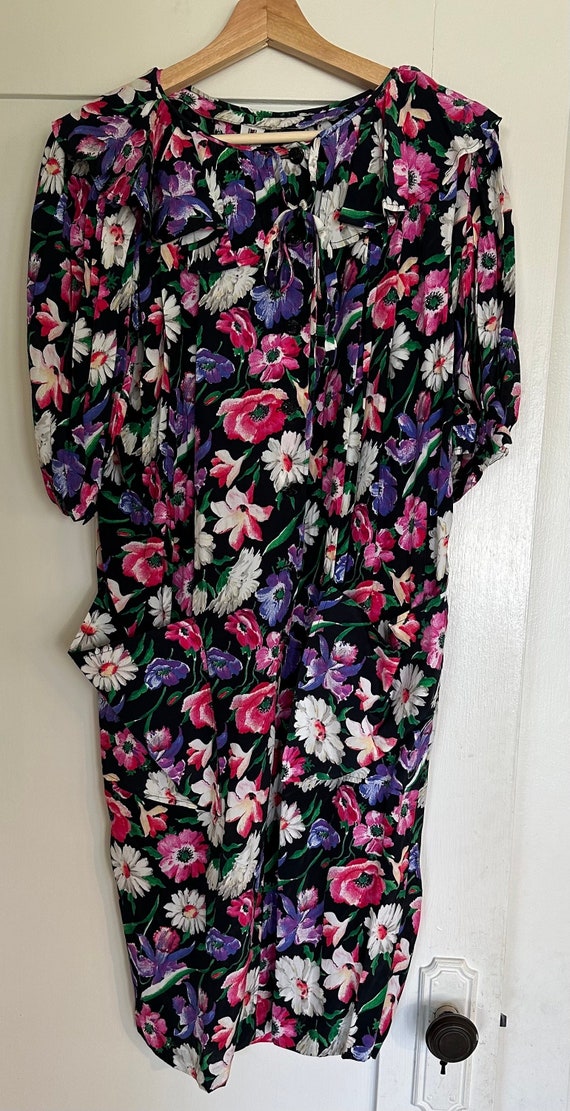 Ungaro Floral Loose-Fit Dress - 40/6
