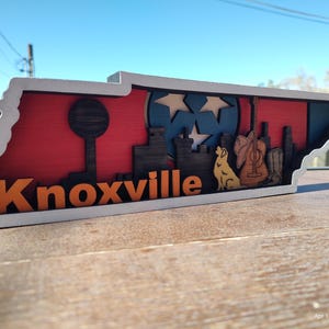 Knoxville TN, meerlaags SVG-bestand