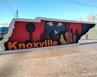Knoxville TN, multi-layered SVG file