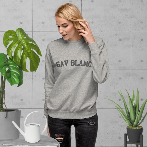 Wine Lover Minimalist Sweatshirt - Sauvignon Blanc