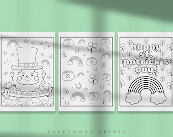 St Patrick's Day Coloring Sheets - Coloring Pages for Kids, Adults, Saint Patrick's
