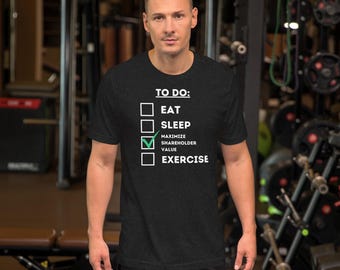 Finance T-Shirt "Maximize Shareholder Value" - (2xl) Funny Finance Shirt Stock Market Humor - Gift for coworker finance bro - Investing Meme