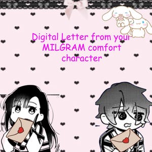 Carta digital de tu personaje de confort de MILGRAM