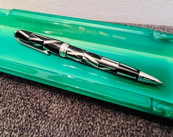 Bohemia Jade Malachite Glass Trays for Stationery ART DECO 1930&#39;s Made by hand in Czechoslovakia  Schlevogt INGRID Top Condition Must Have!