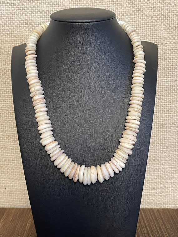 Hawaiian Puka Shell Necklace with Handmade Clasp 1