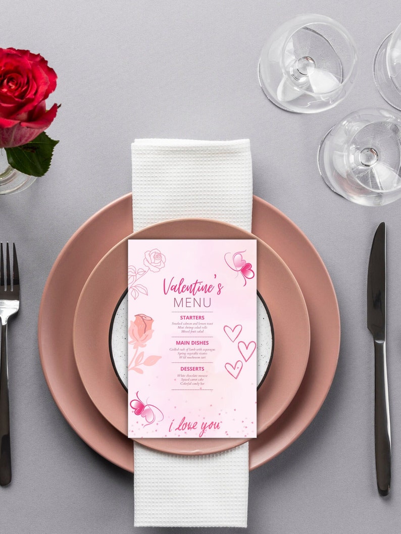 Valentines Day Menu Template Canva Restaurant Menu Alentines Menu Valentines Day Menu Template Canva Restaurant Menu Alentines Menu